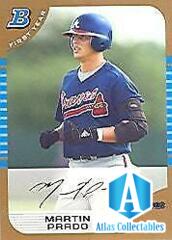 2005 (BRAVES) Bowman Gold #237 Martin Prado
